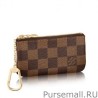 Cheap Key Pouch Damier Ebene Canvas N62658