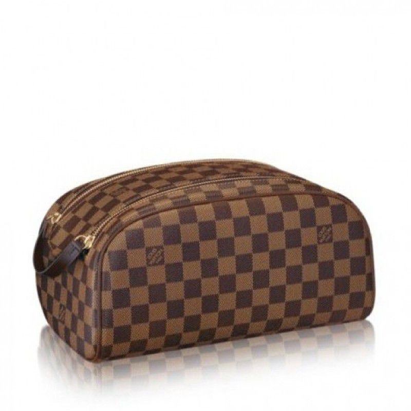 Designer King Size Toiletry Bag Damier Ebene N47527