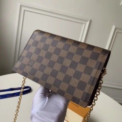 Top Quality Vavin Chain Wallet Damier Ebene N60222