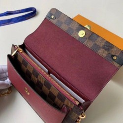 Top Quality Vavin Chain Wallet Damier Ebene N60222