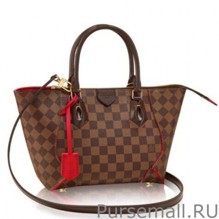 Designer Caissa Tote PM Damier Ebene Canvas N41551