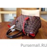 Designer Caissa Tote PM Damier Ebene Canvas N41551