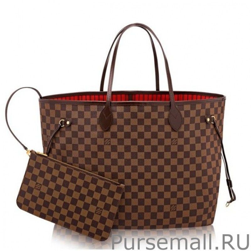 Replicas Neverfull GM Damier Ebene Canvas N41357