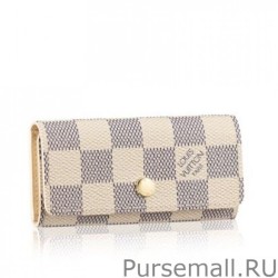 Top Quality 4 Key Holder Damier Azur Canvas N60020