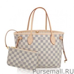 High Quality Neverfull PM Damier Azur Canvas N41362