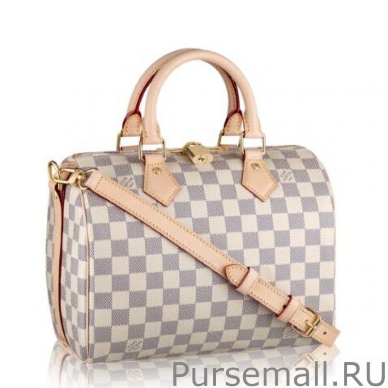 Inspired Speedy Bandoulière 25 Damier Azur N41374