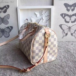 Inspired Speedy Bandoulière 25 Damier Azur N41374