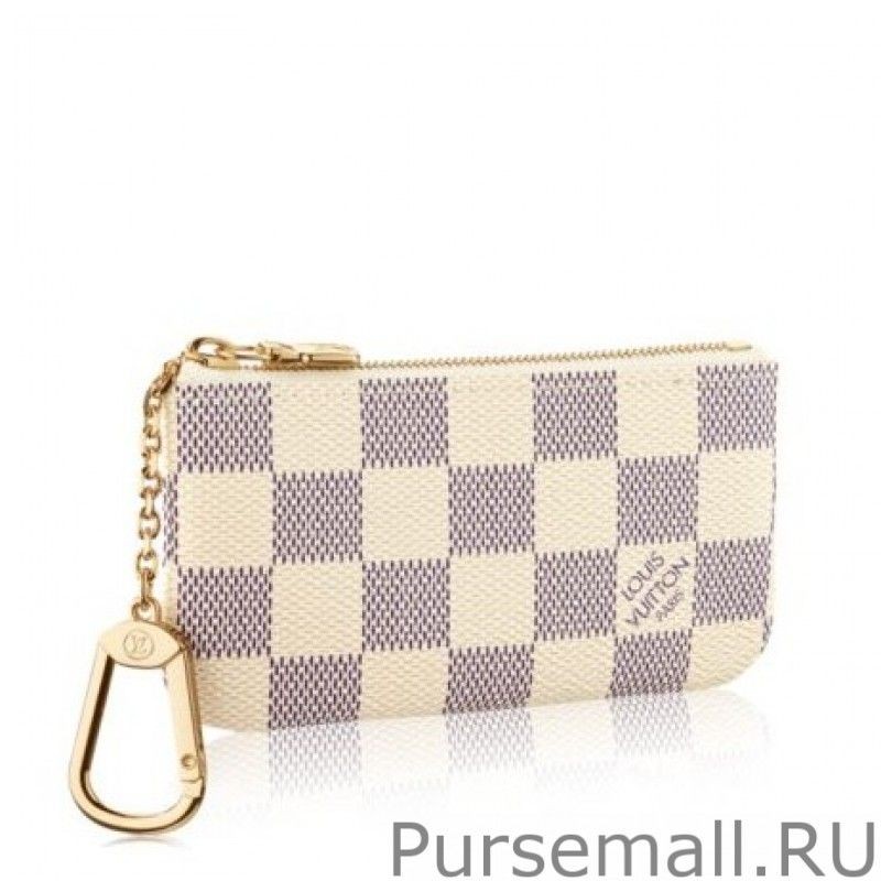 Replica Key Pouch Damier Azur Canvas N62659