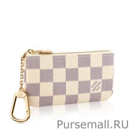 Replica Key Pouch Damier Azur Canvas N62659