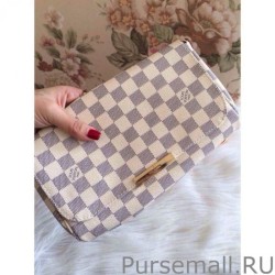 Wholesale Favorite MM Damier Azur Canvas bag N41275