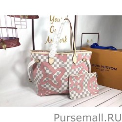 Inspired Neverfull MM Bag Damier Azur N41050