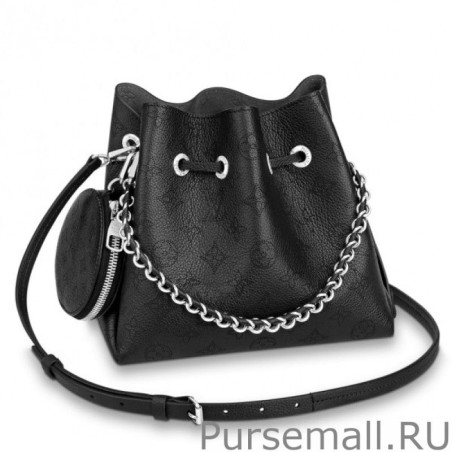 Fashion Bella Bag In Black Mahina Leather M57070