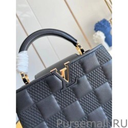 Replica Capucines BB Bag In Black Damier Lambskin M59225