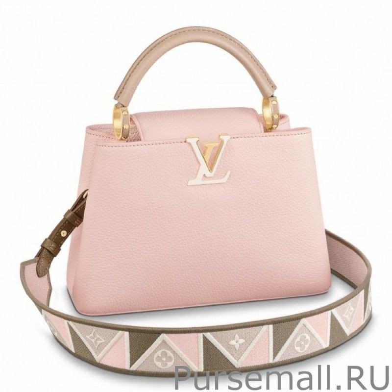 AAA+ Capucines BB Bag In Pink Leather M59061