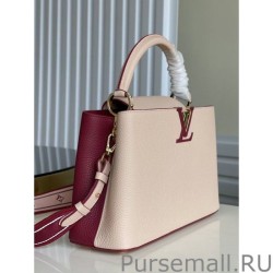 High Quality Capucines MM Bag In Bicolor Leather M58610