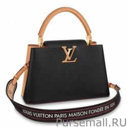 High Quality Capucines MM Bag In Bicolor Leather M58608