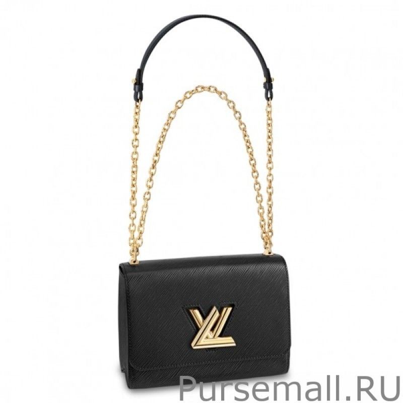 Replicas Twist MM Bag In Black Epi Leather M54804