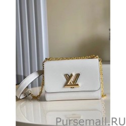 Designer Twist MM Bag In White Epi Leather M55513