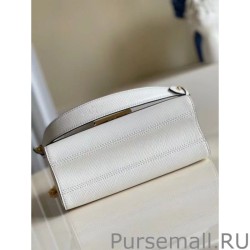 Designer Twist MM Bag In White Epi Leather M55513