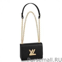 Luxury Twist PM Bag In Black Epi Leather M80835