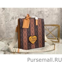 Wholesale Sac Plat Cross Bag In Monogram Stripes M45969