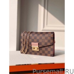 High Quality Croisette Chain Wallet Damier Ebene N60287