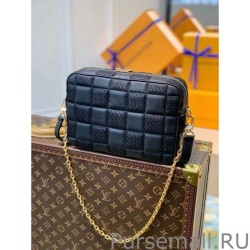 High Troca MM Bag Damier Quilt Lambskin M59114