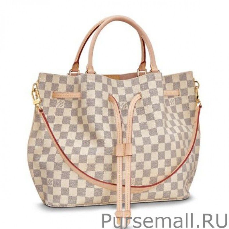 High Girolata Bag Damier Azur Canvas N41579