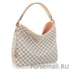 High Delightful MM Bag Damier Azur N41607