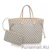 Perfect Neverfull GM Damier Azur Canvas N41360