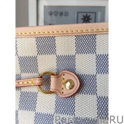 Perfect Neverfull GM Damier Azur Canvas N41360