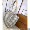 High Quality Propriano Tote Damier Azur N44027 White