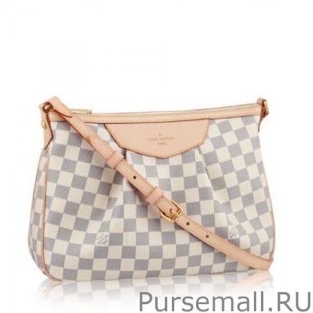 Replica Siracusa PM bags Damier Azur Canvas N41113