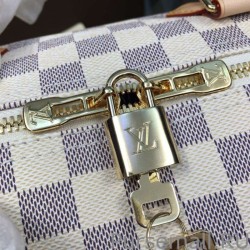 Inspired Speedy Bandoulière 35 Damier Azur N41372